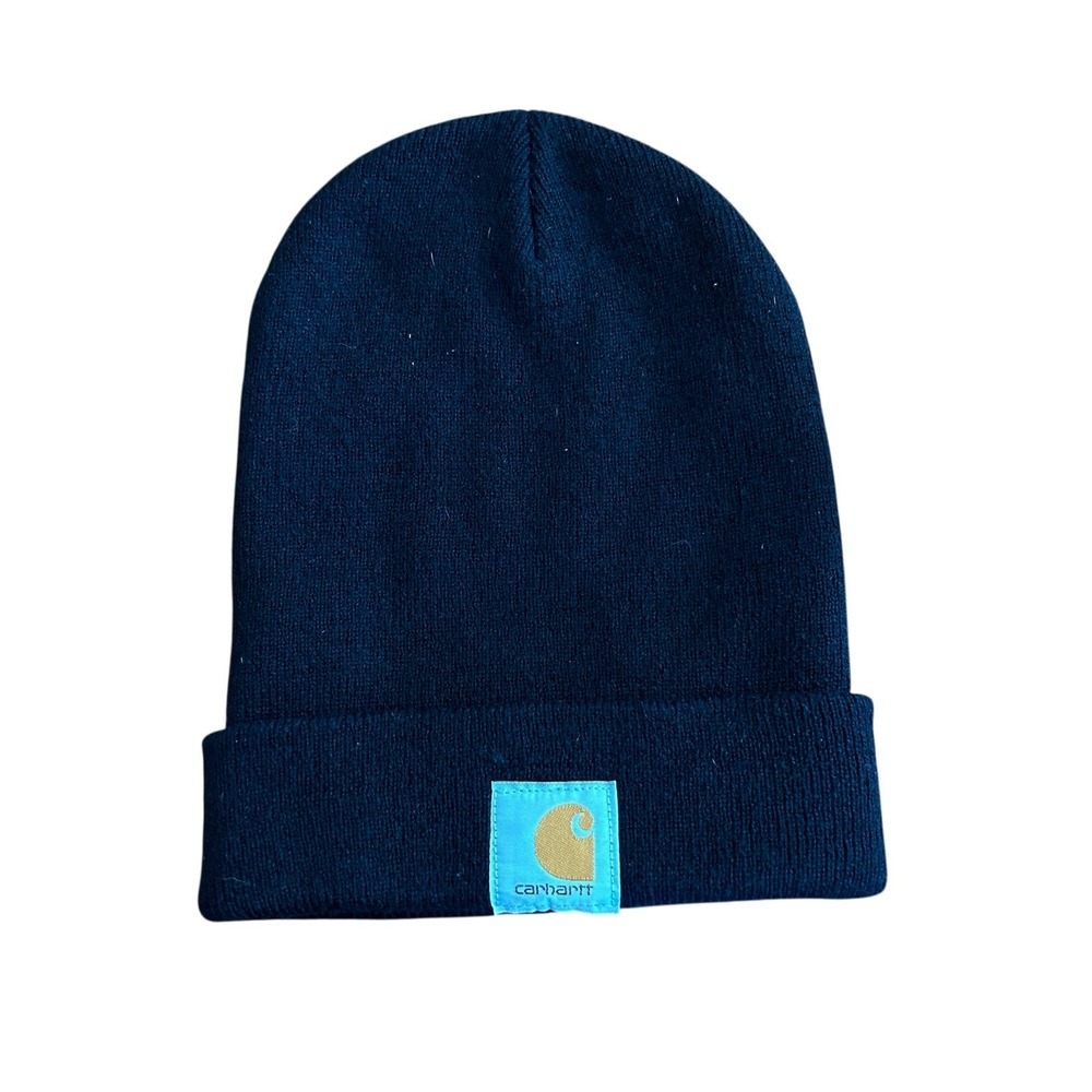 Carhartt A18001 Men's Acrylic‎ Hat Beanie Black Knit Pullover Streetwear